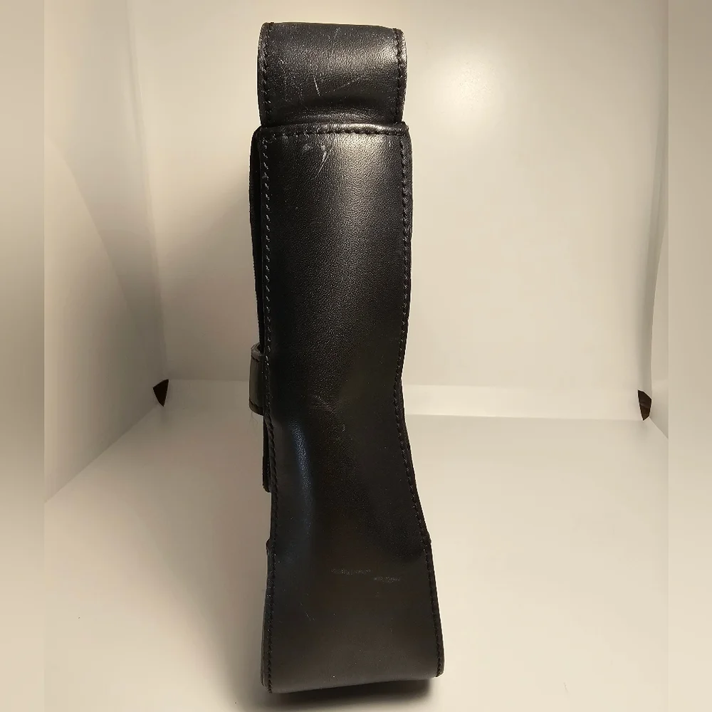 Celine Black and Gold Shoulder Bag EUC